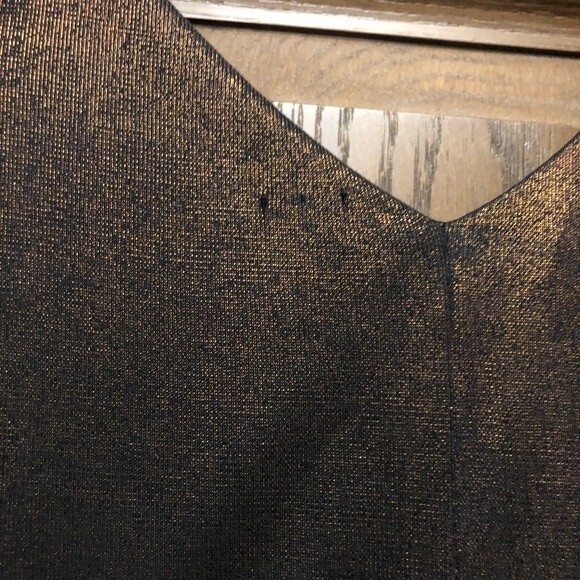 R&M Richards metallic bronze sheen dress s… - Picture 7 of 10